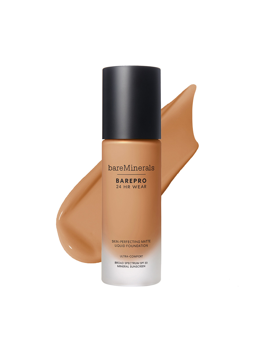 bareMinerals barePro 24Hr Matte Perfection Liquid Foundation 30ml - Medium Deep Neutral 40