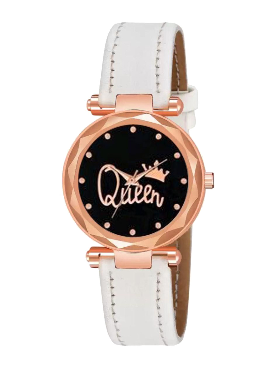 Miss Perfect Women Textured Dial & Leather Bracelet Style Straps Analogue Watch Cvv68