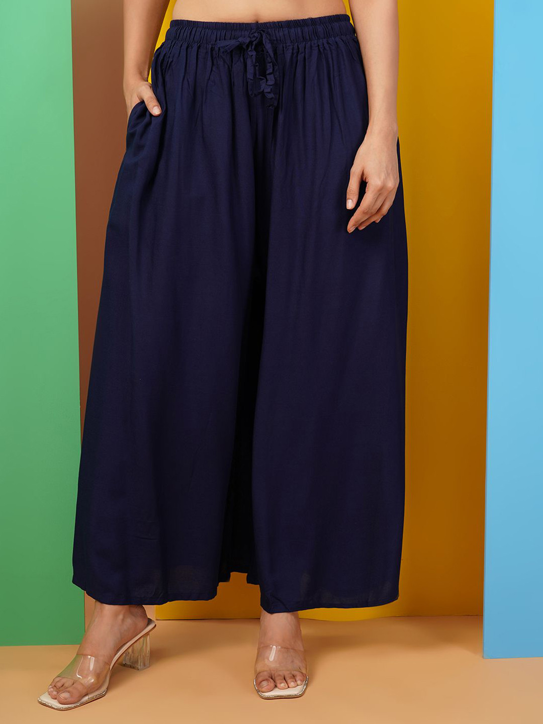 LEGITLOOKS Women Flared Palazzos