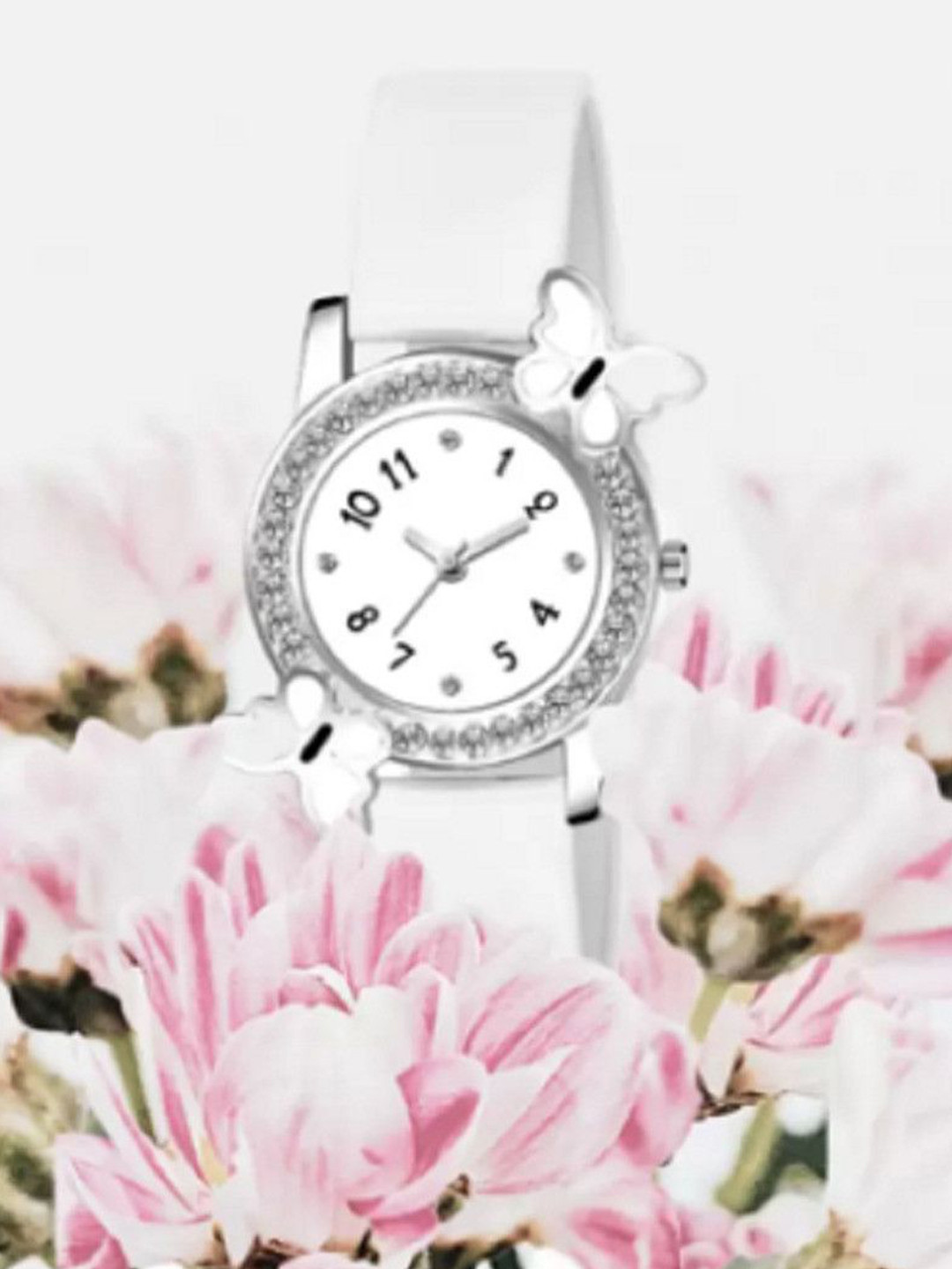 Miss Perfect Women Embellished Dial & Straps Analogue Watch LJ53
