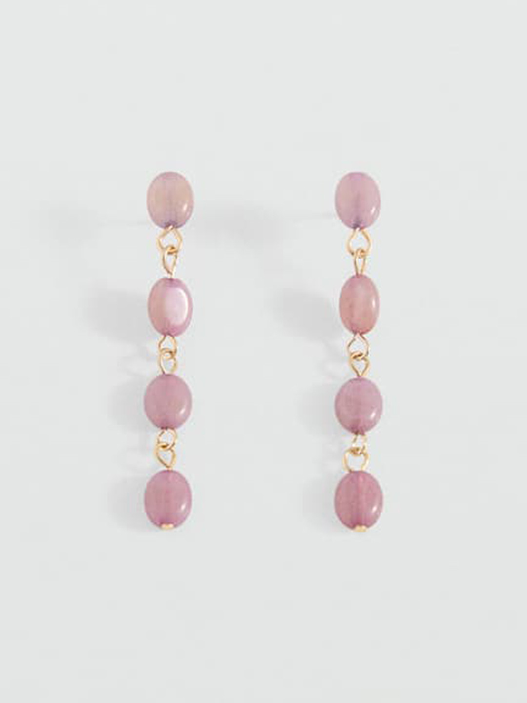 MANGO Contemporary Drop Earrings
