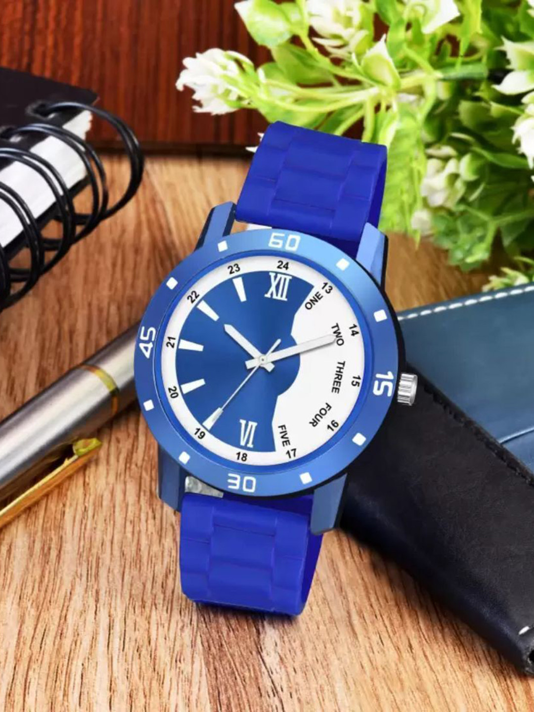 Miss Perfect Men Dial & Silicon Straps Analogue Watch ACC66