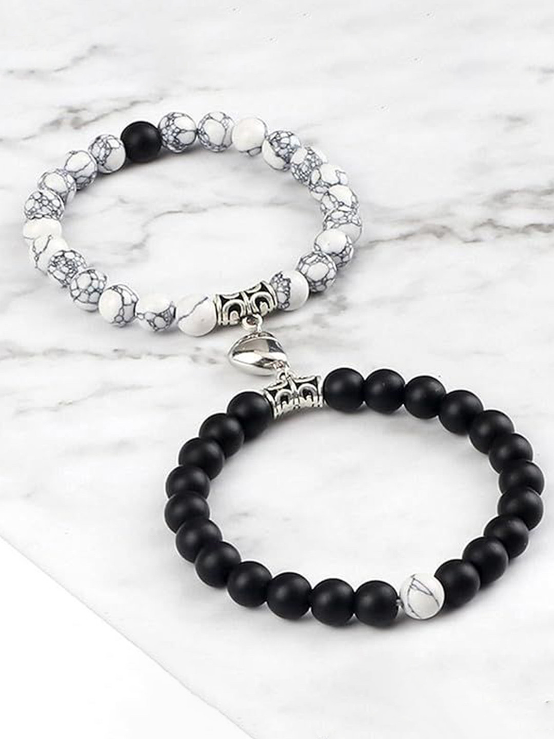 RCW Unisex Artificial Beaded Elasticated Bracelet