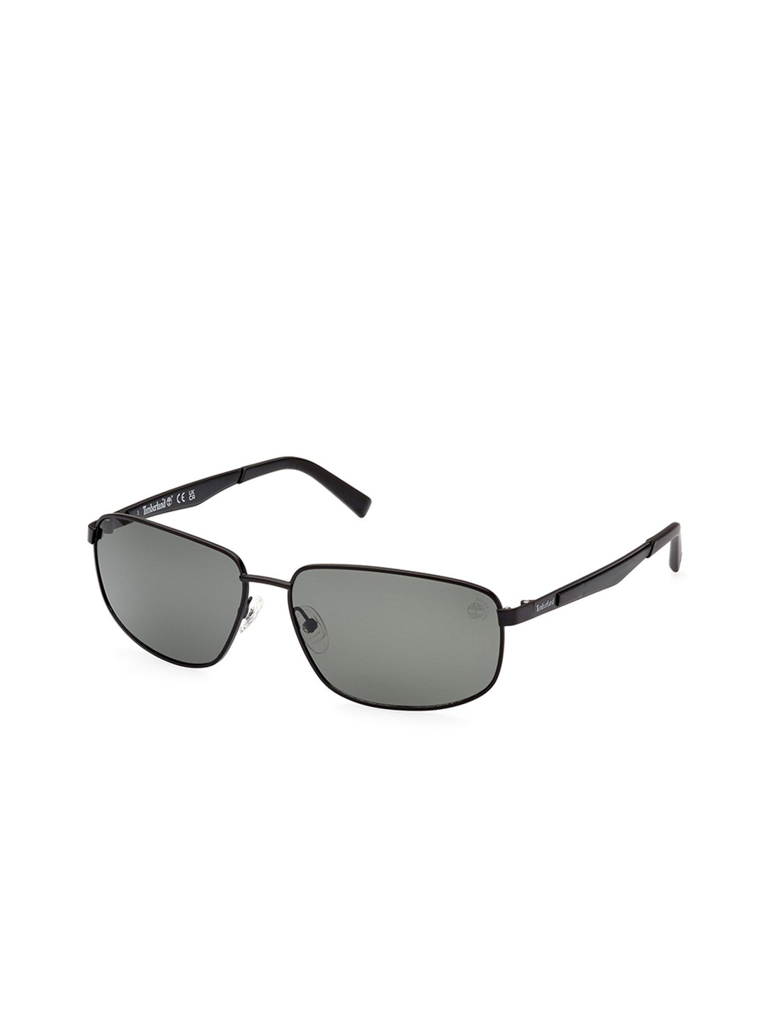 Timberland Men Metal Full Rim Rectangle Sunglasses