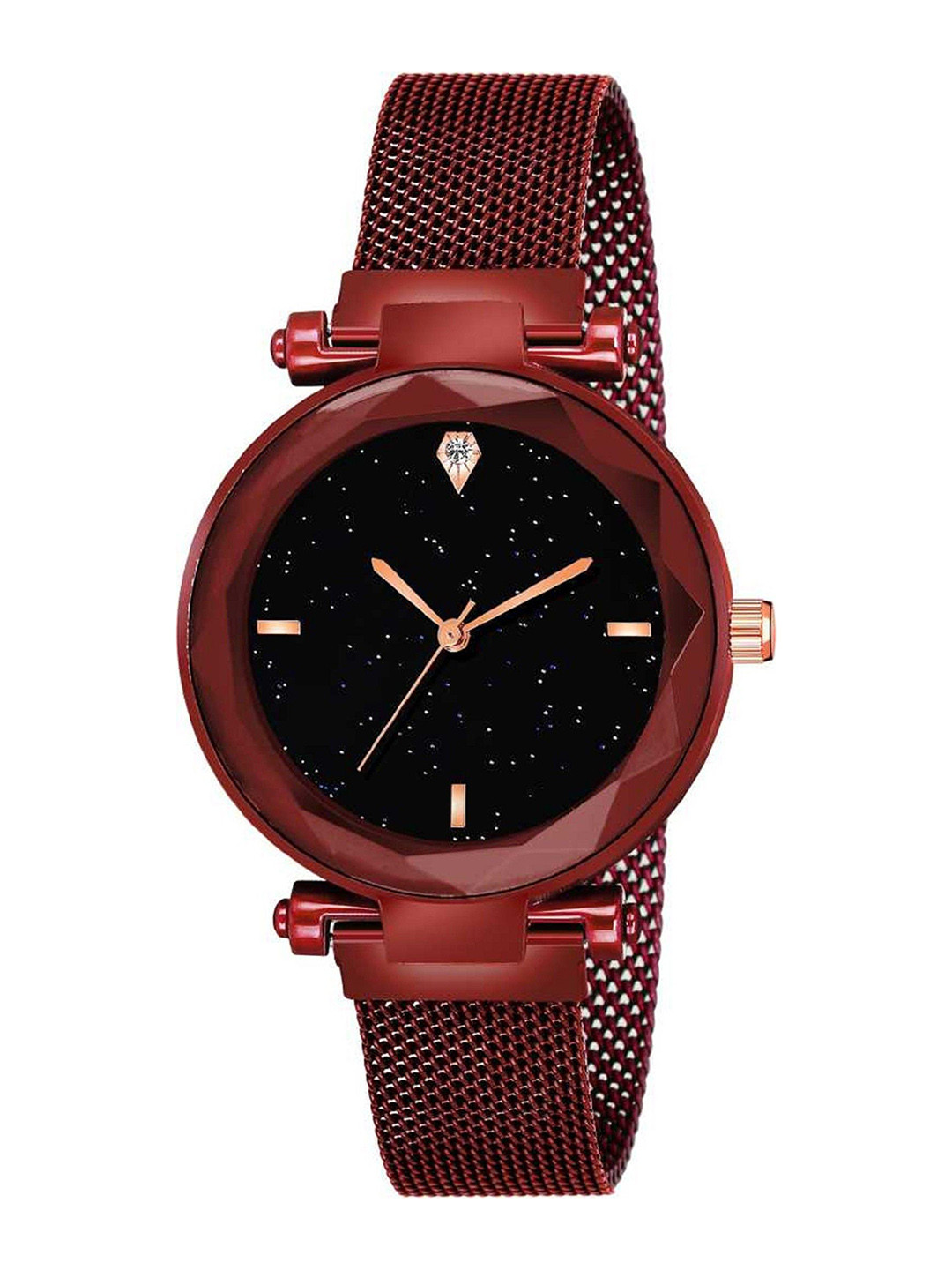 Miss Perfect Women Embellished Dial & Bracelet Style Straps Analogue Watch ar1268