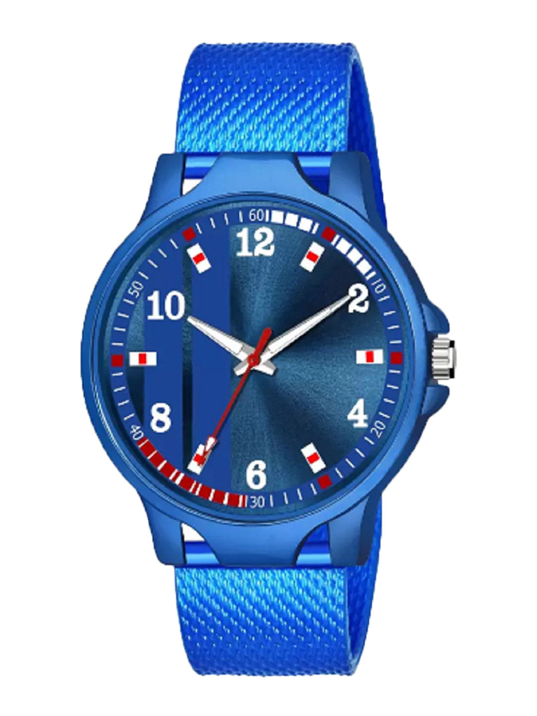 Miss Perfect Men Printed Dial & Bracelet Style Straps Analogue Watch jk_698