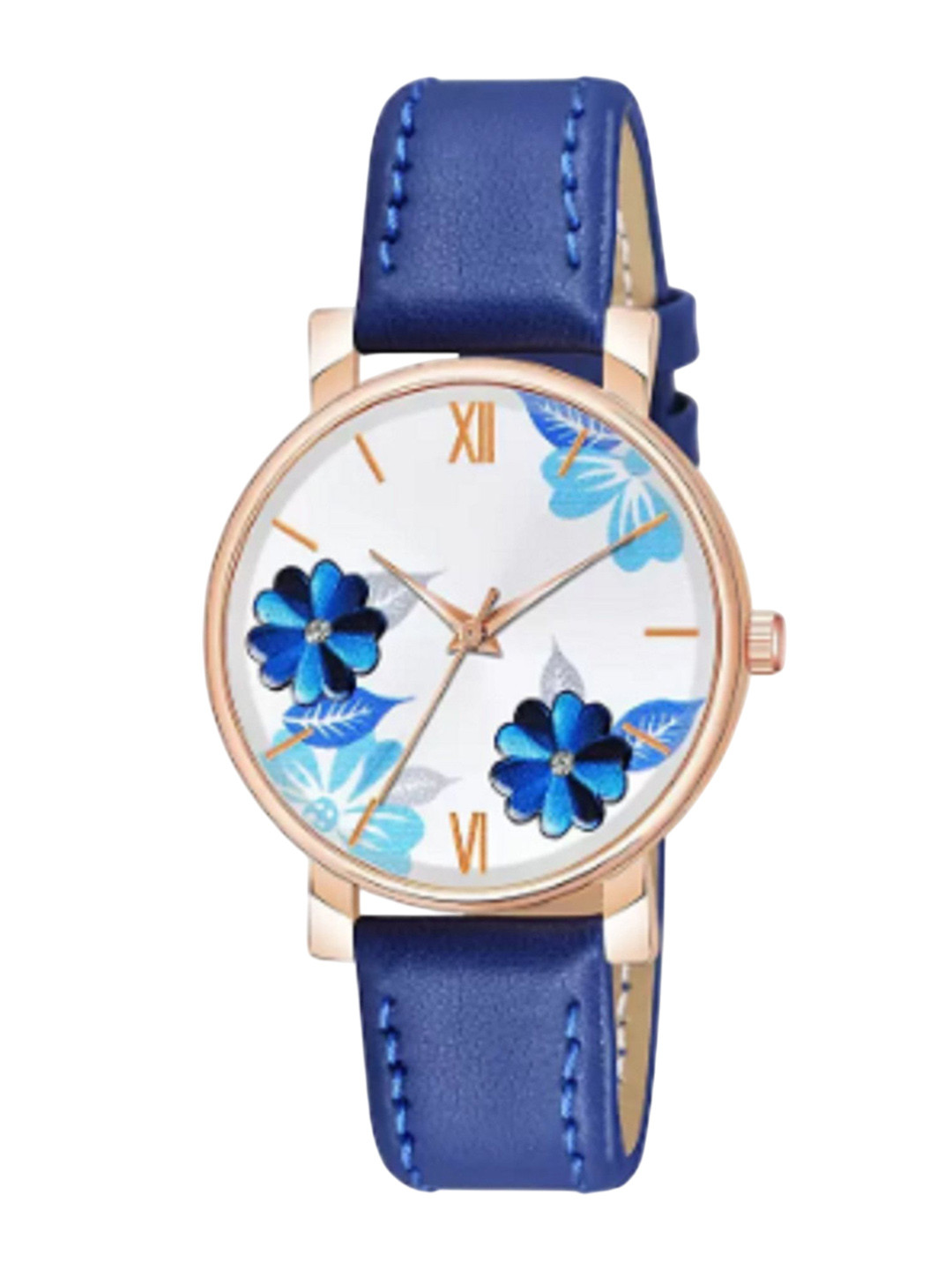 Miss Perfect Women Printed Dial & Leather Straps Analogue Watch LJ410