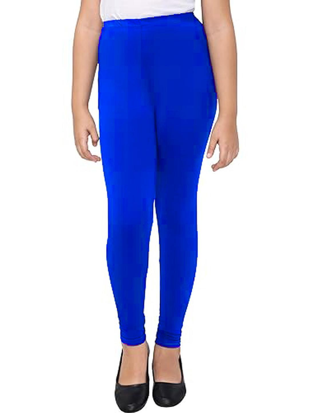 TIK TOK WEARS Girls Pack Of 2 Casual Regular Fit Plain Churidar Length Leggings