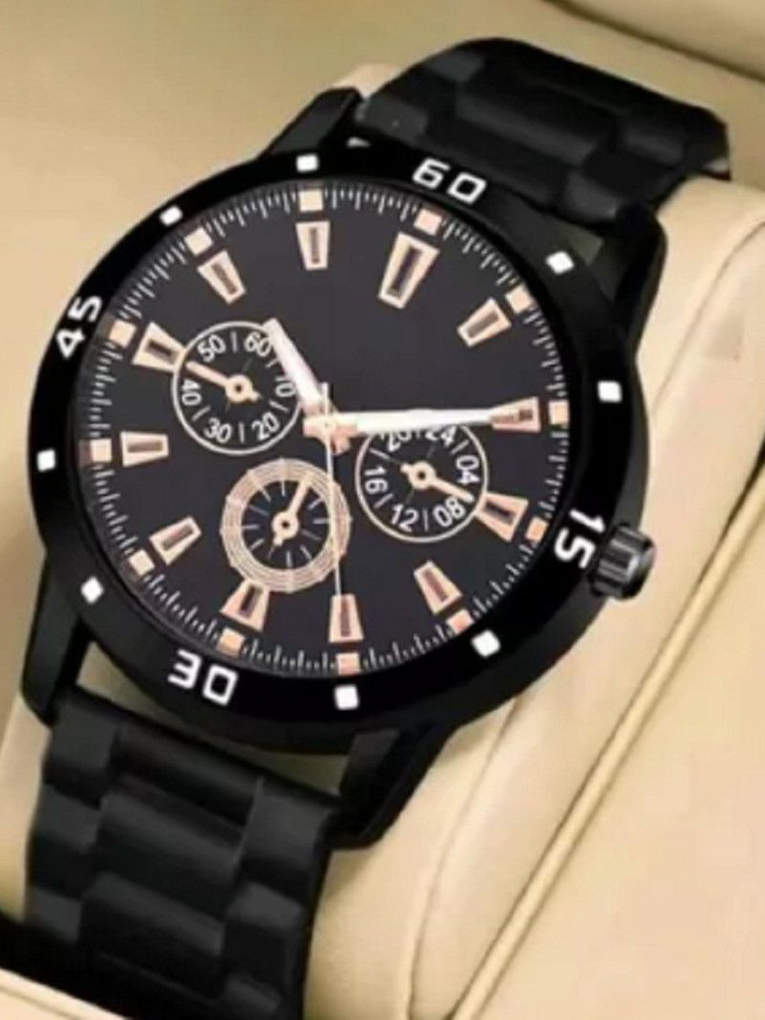 Miss Perfect Men Silicon Straps Analogue Watch GA86