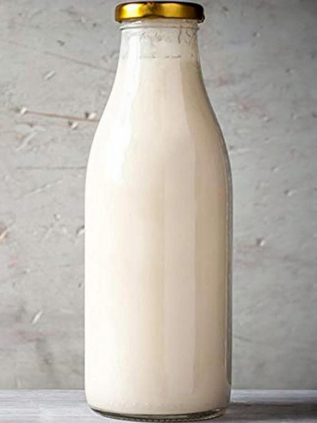 SOMIL 500 ML Dishwasher Safe Transparent Glass Water Bottle