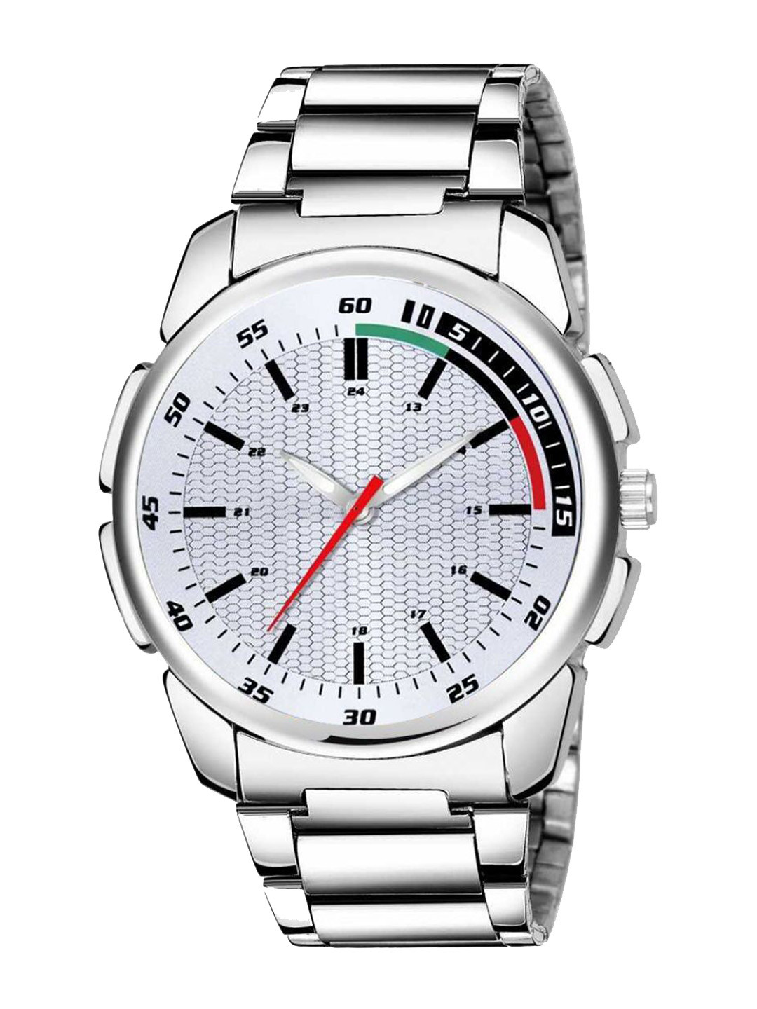 Miss Perfect Men Printed Dial & Bracelet Style Straps Analogue Watch GA24