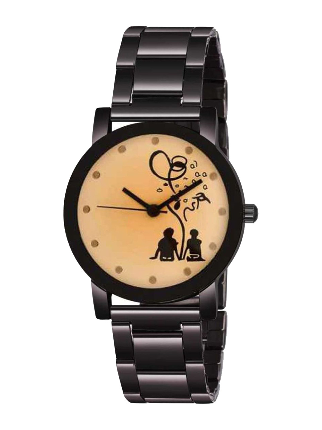 Miss Perfect Women Round Dial & Bracelet Style Straps Analogue Watch jk_318