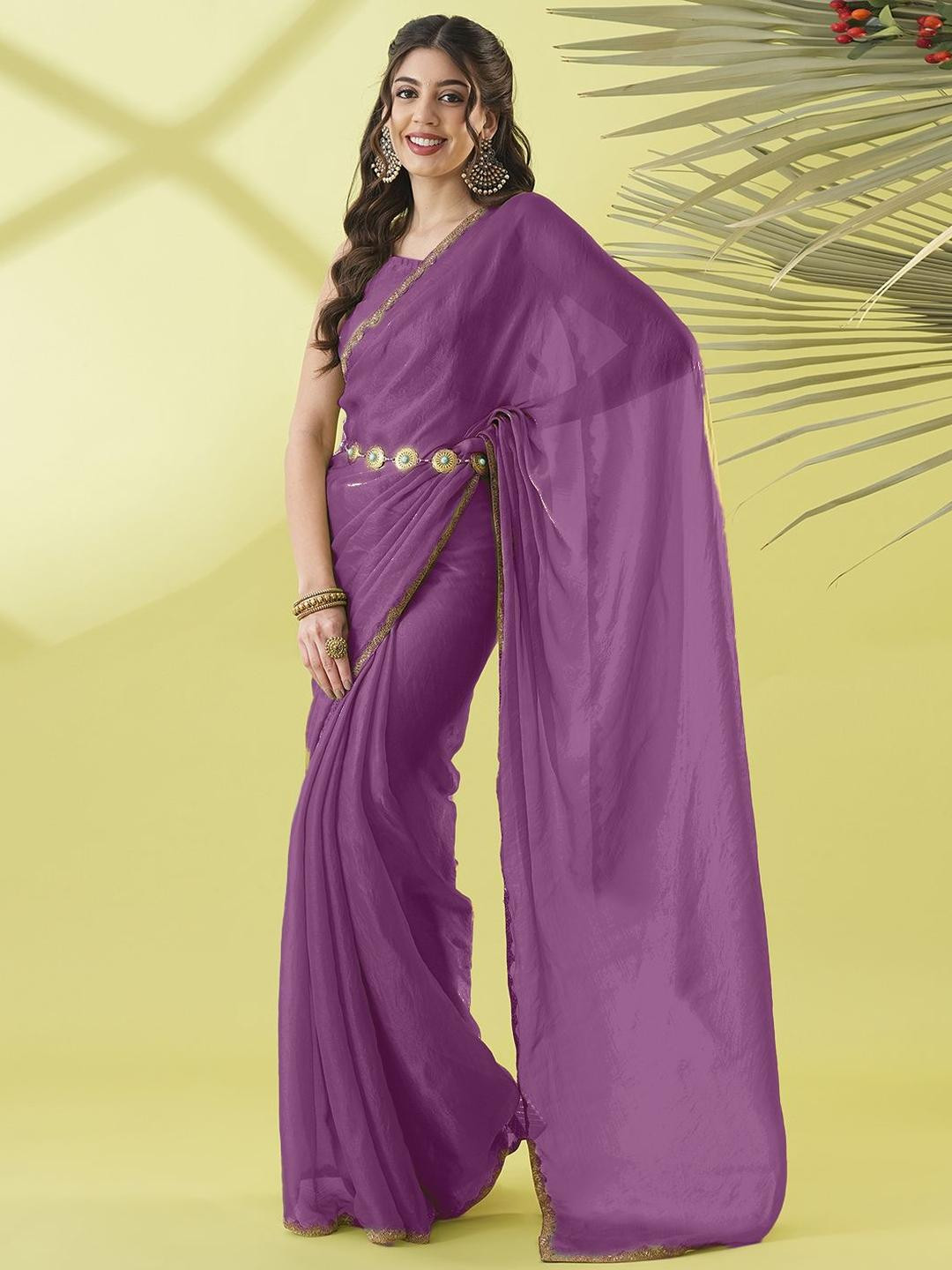COLOURSOUL Saree With Unstitched Blouse