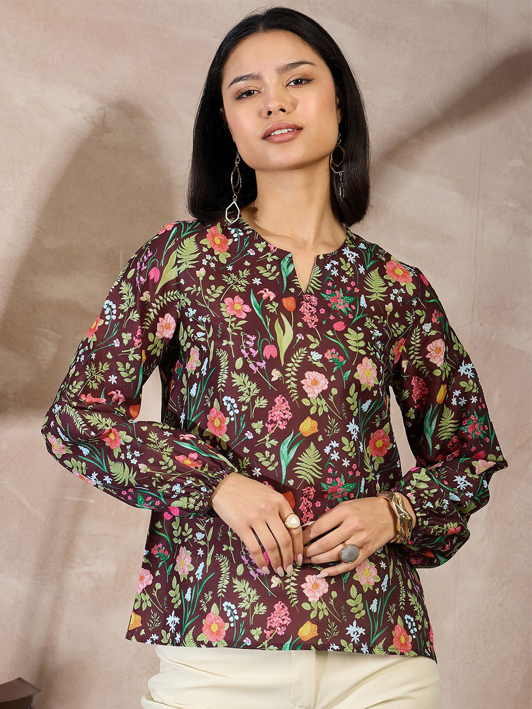 all about you Floral PrintedTop