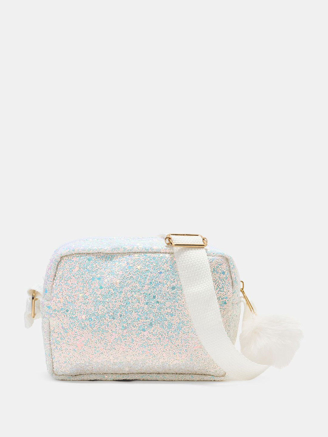 Pantaloons Junior Girls Solid Bucket Embroidered Sling Bag