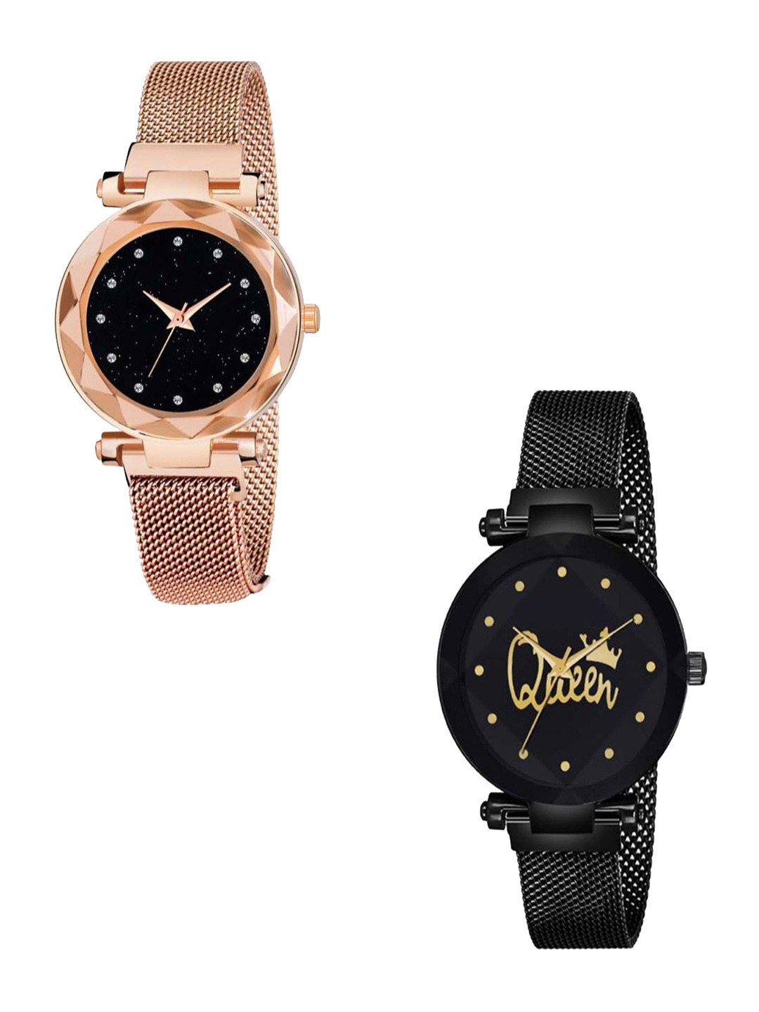 Miss Perfect Women Set Of 2 Bracelet Style Straps Analogue Watch PayM197