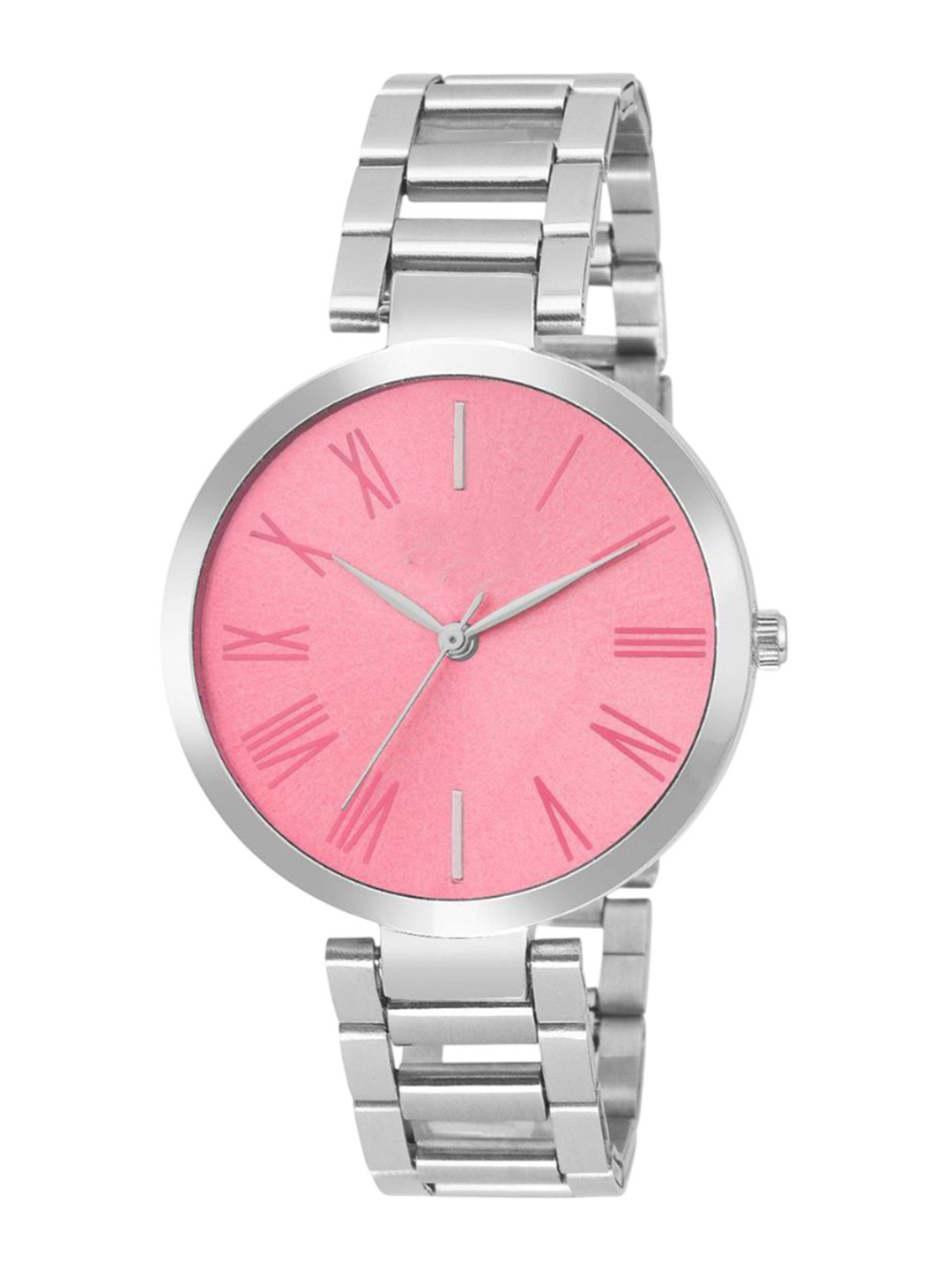 Miss Perfect Women Embellished Dial & Bracelet Style Straps Analogue Watch QW171