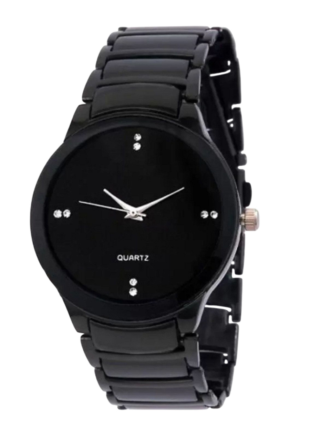 Miss Perfect Men Embellished Dial & Bracelet Style Straps Analogue Watch jk_657