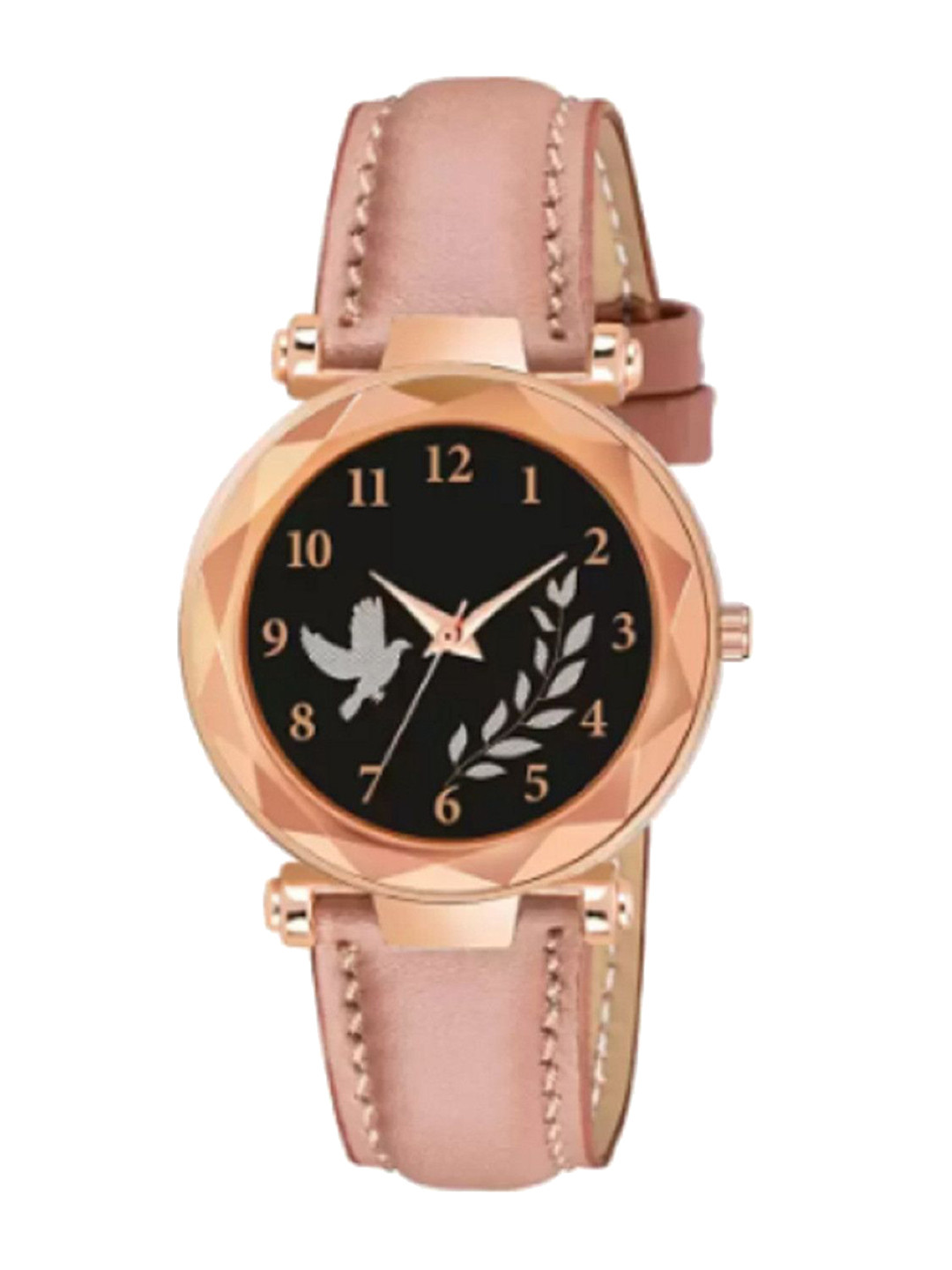 Miss Perfect Women Printed Dial & Leather Straps Analogue Watch QE151