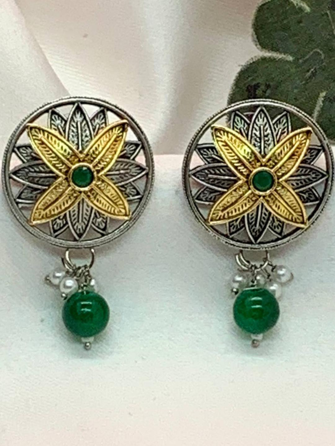 Neeara Fashion Women Alloy Artificial Stones Earrings