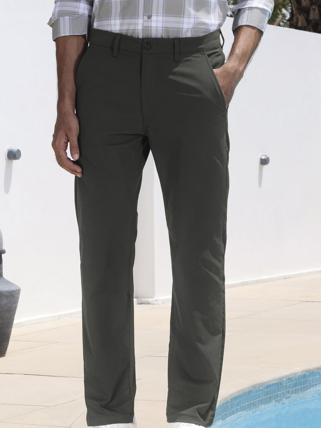 Zeyo Men Men Mid Rise Regular fit Chinos