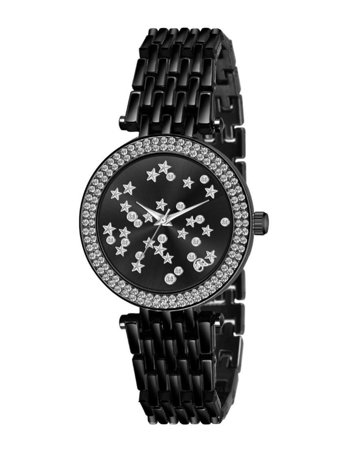 Miss Perfect Women Embellished Dial & Bracelet Style Straps Analogue Watch TrM4