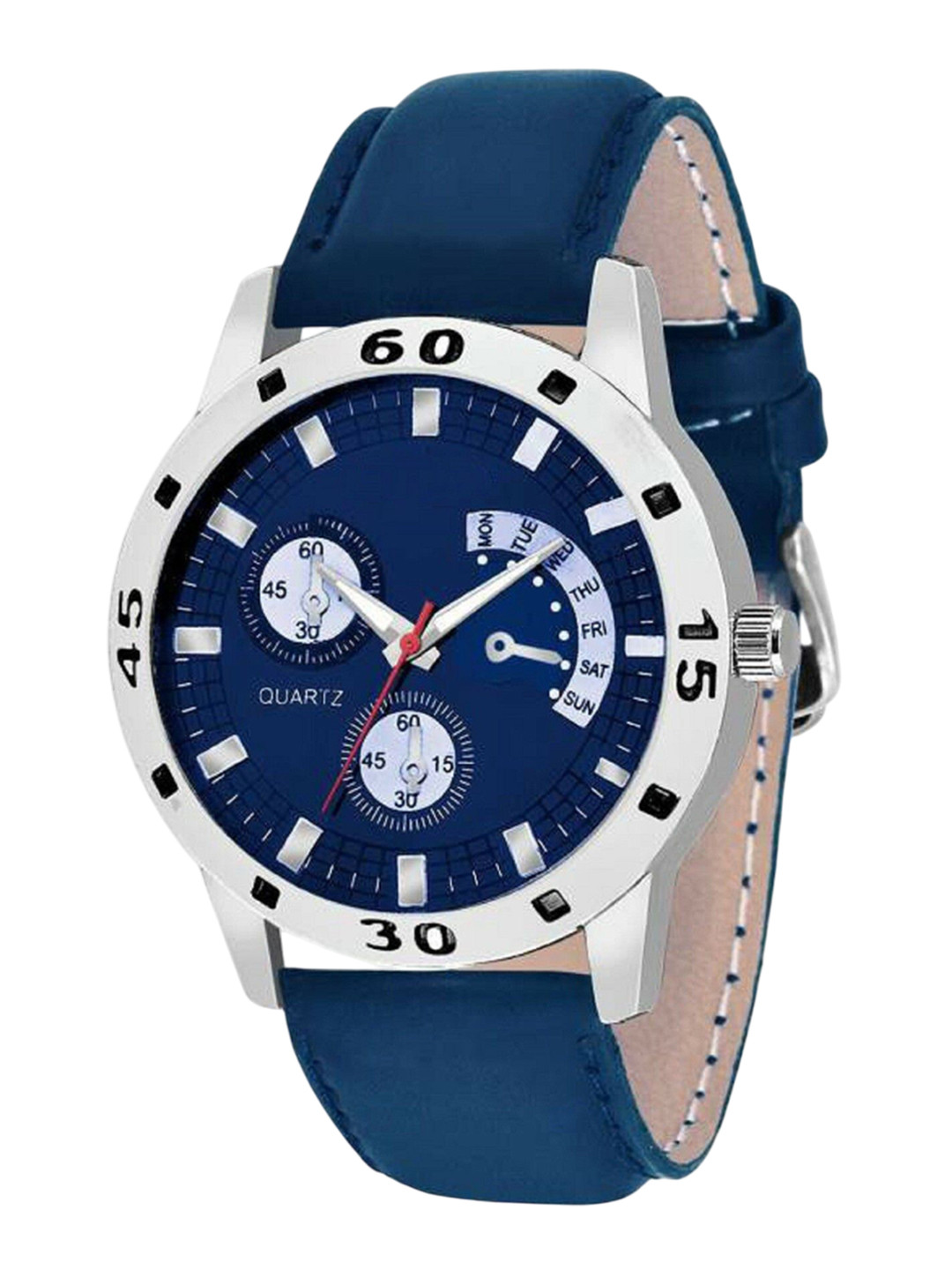 Miss Perfect Men Printed Dial & Leather Straps Analogue Watch FA367