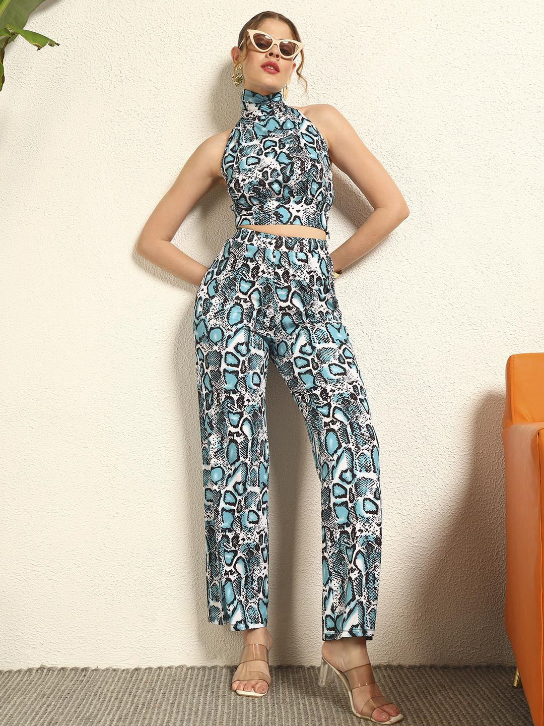 TANDUL Women Stunning Animal Printed Co-ord Set
