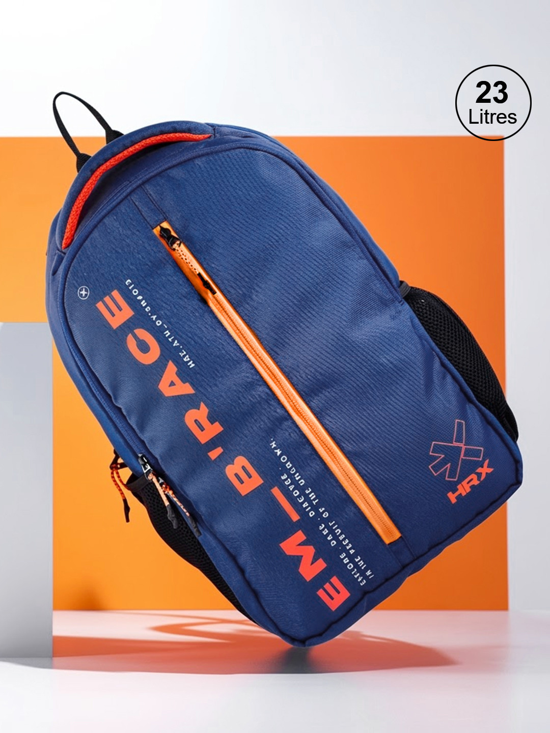 HRX by Hrithik Roshan Unisex Brand Logo Printed Backpack - 19 L 30L