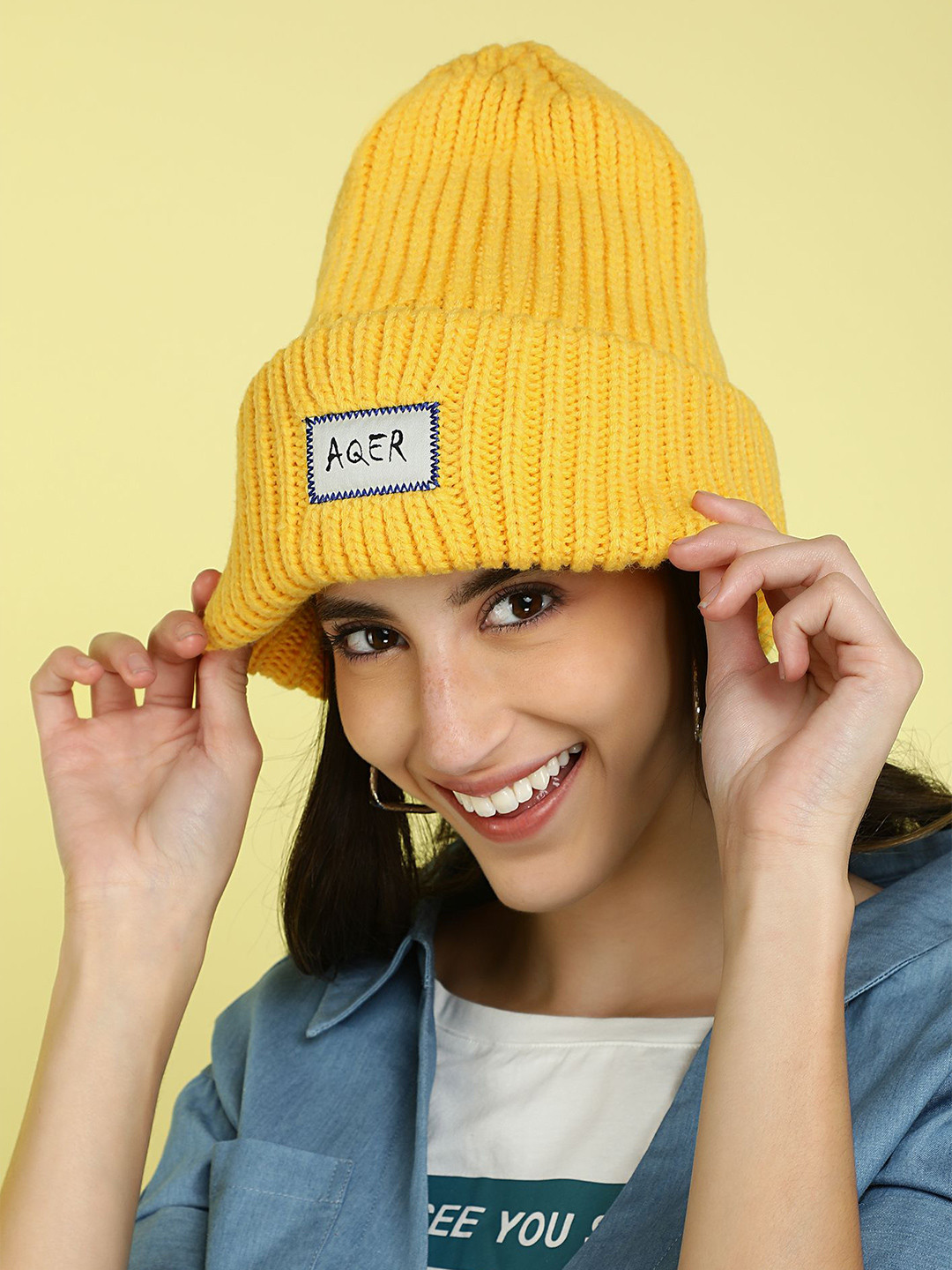 LULU & SKY Women Self Design Beanie