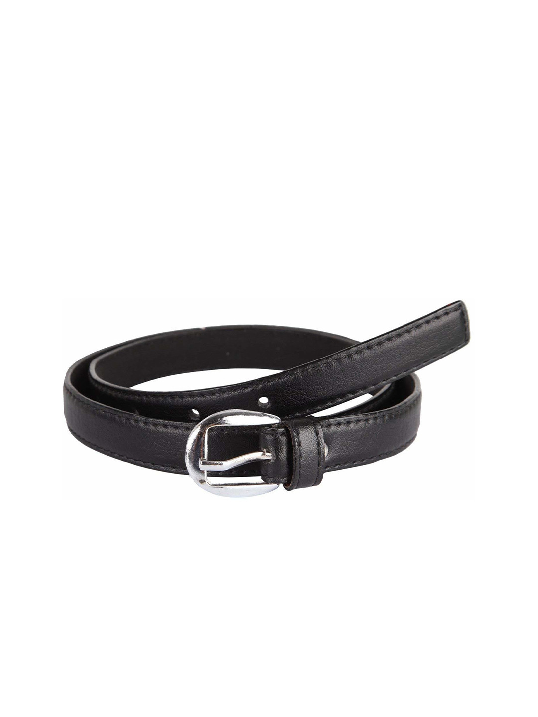 SHOPGLOBAL Men Leather Slim Belt