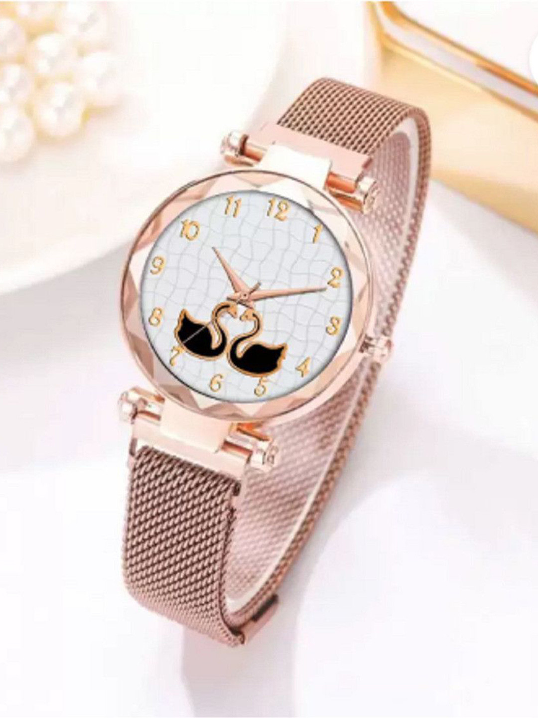 Miss Perfect Women Bracelet Style Magnetic Strap Analogue Watch LJ129