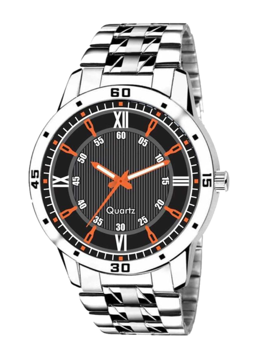 Miss Perfect Men Textured Dial & Bracelet Style Straps Analogue Watch foxx50