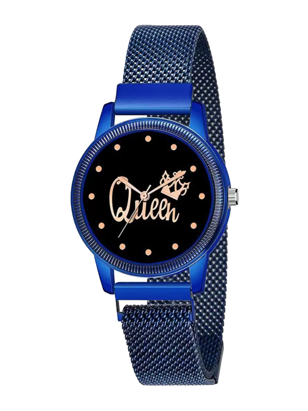 Miss Perfect Women Typographic Printed Dial & Bracelet Style Straps Analogue Watch