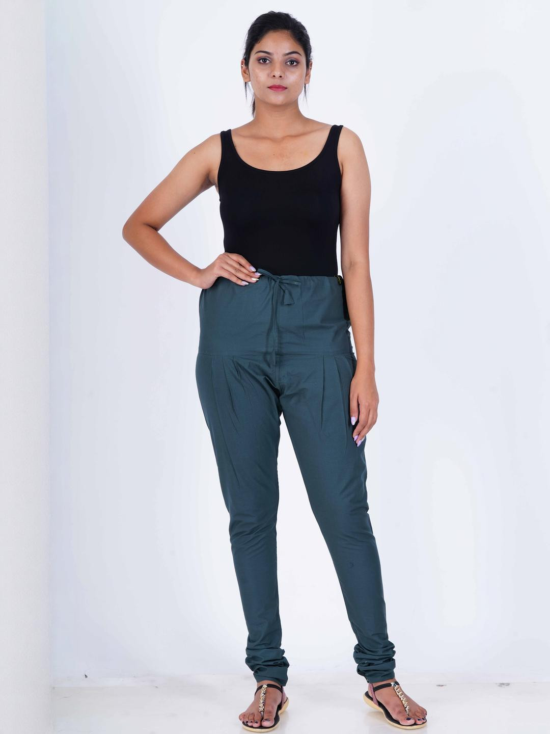 Happy Bunny Women Pure Cotton Gathering Churidar Pant