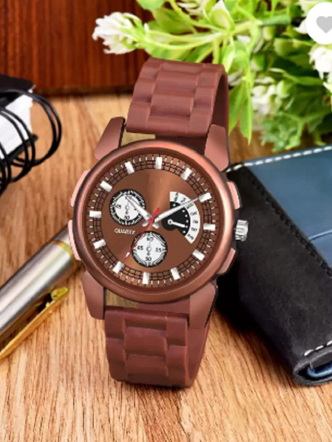 Miss Perfect Men Dial & Bracelet Style Straps Analogue Watch AC121