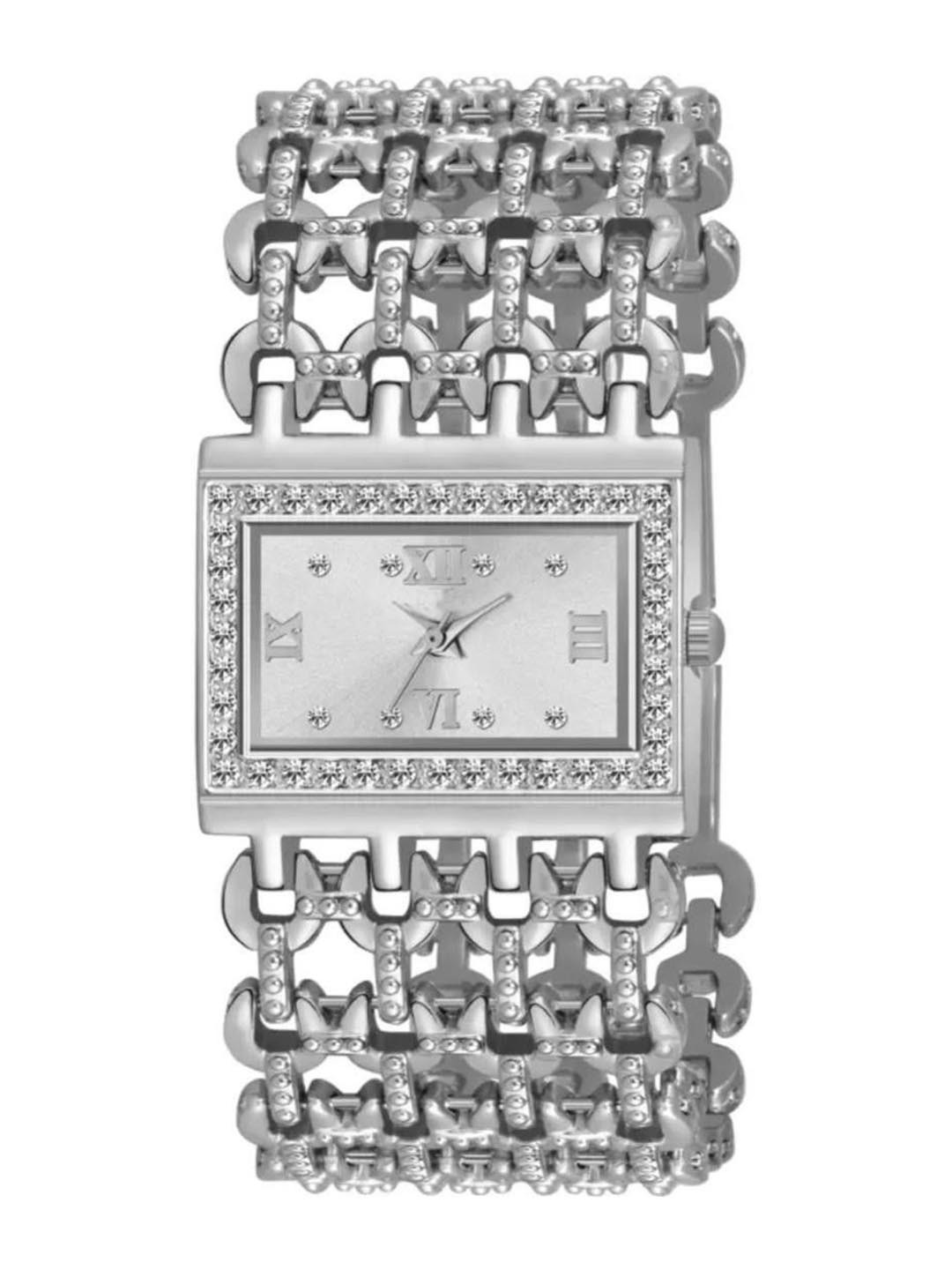 Miss Perfect Women Embellished Dial & Textured Straps Analogue Watch Aki3