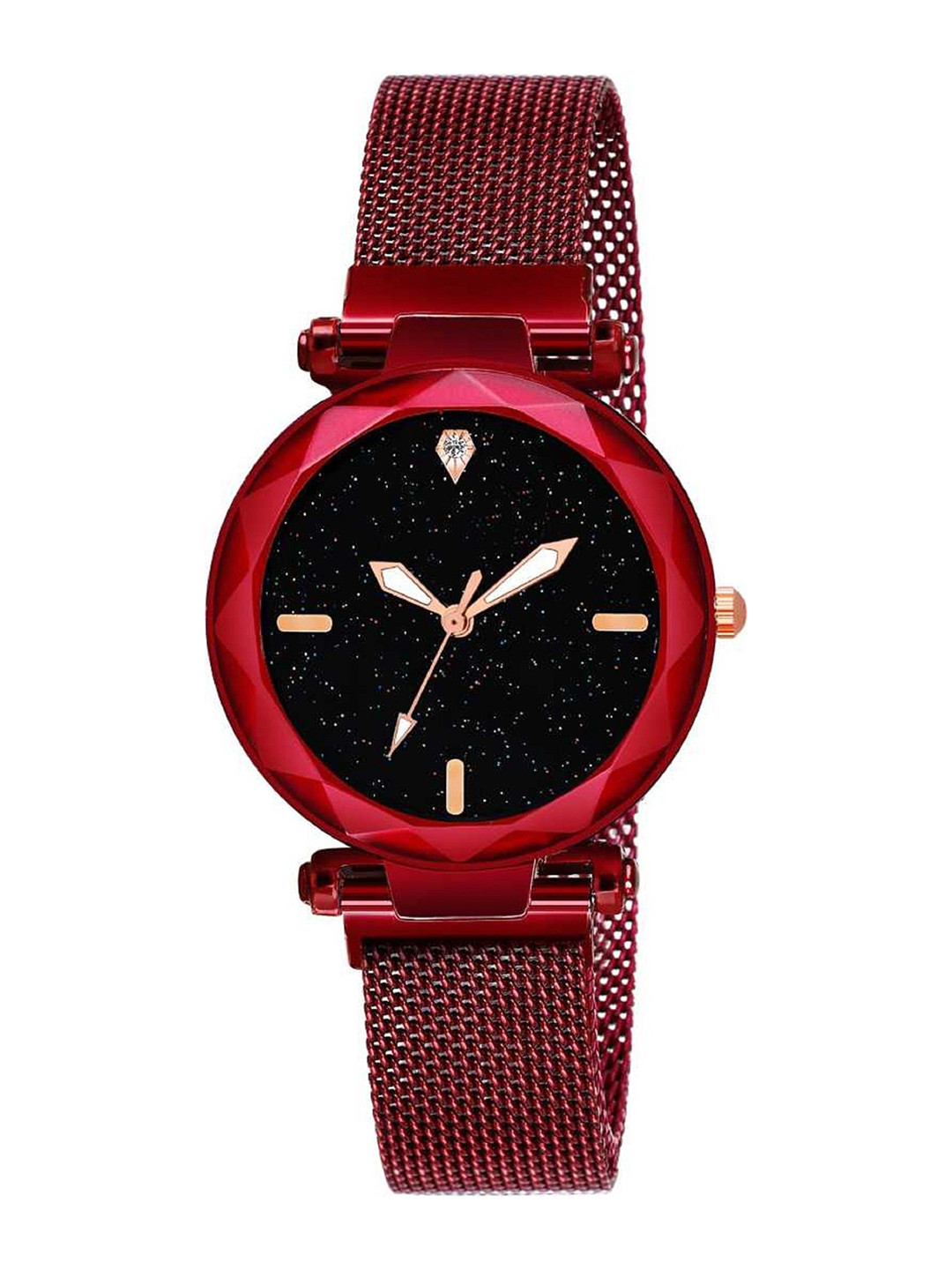 Miss Perfect Women Embellished Dial & Bracelet Style Straps Analogue Watch ML1