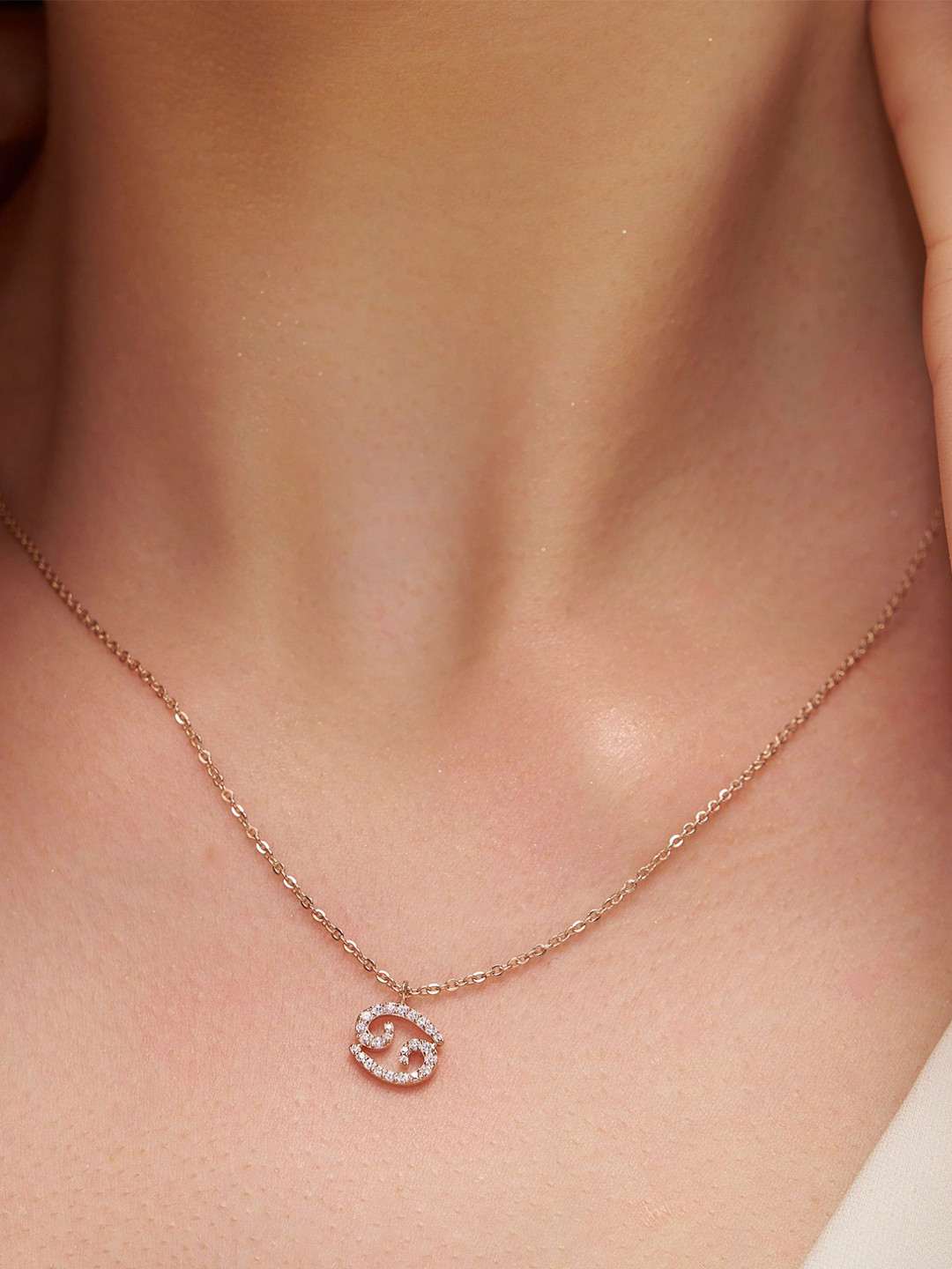 KYMEE 18K Gold Vermeil Artificial Stones Vermeil Pendants With Chains