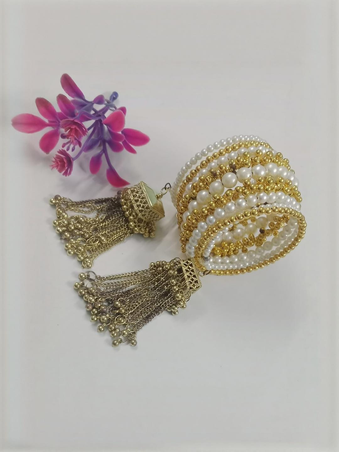 Grace Collections Gold Metal Bracelet