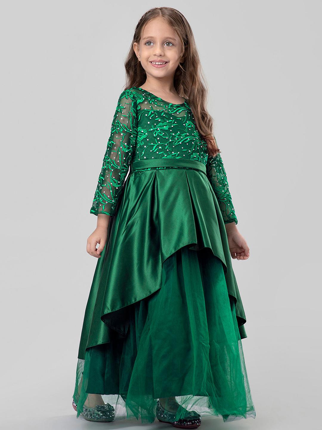 Hopscotch Girls Polyester Balloon Dresses