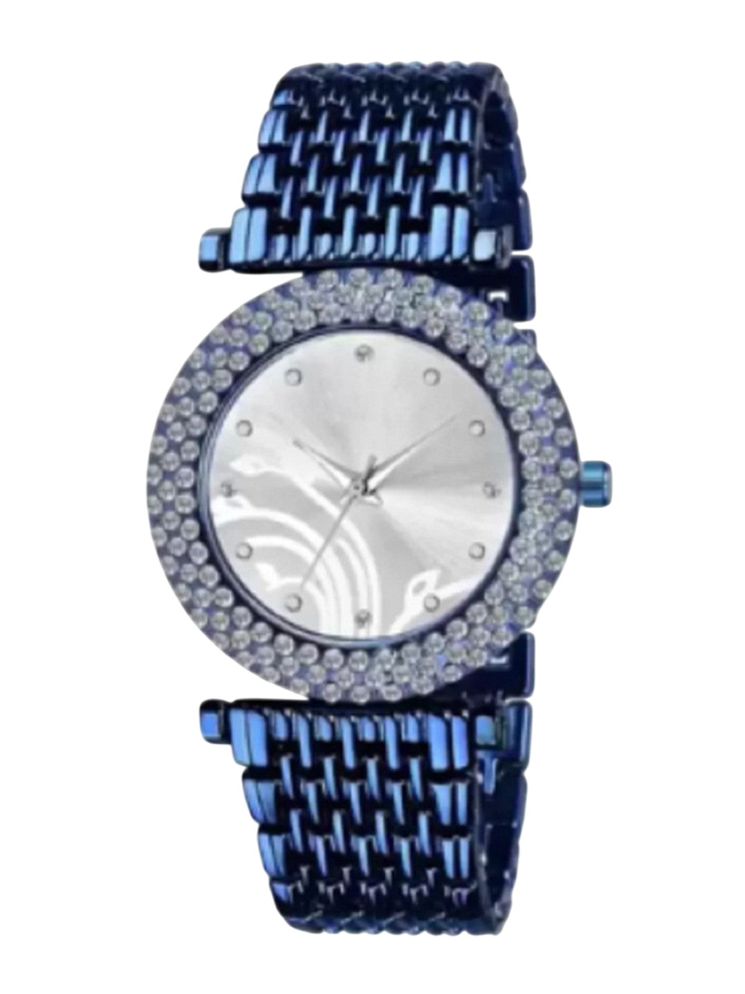 Miss Perfect Women Embellished Dial & Textured Straps Digital Watch QR14