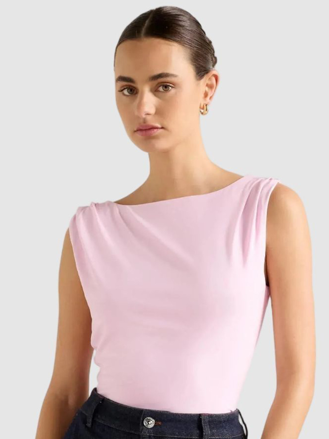 Forever New Boat Neck Regular Top