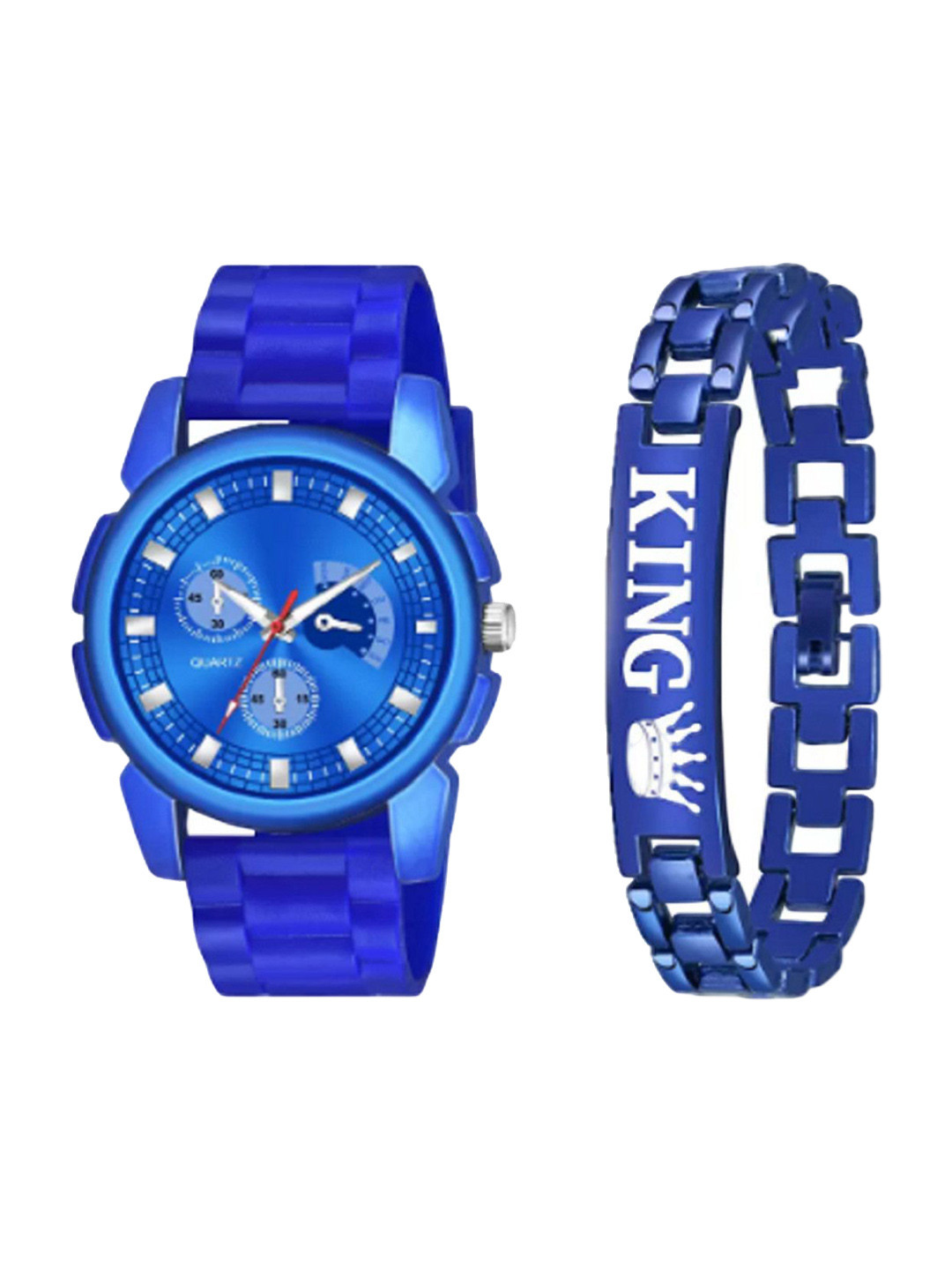 Miss Perfect Men Printed Dial & Bracelet Style Straps Analogue Watch AC116