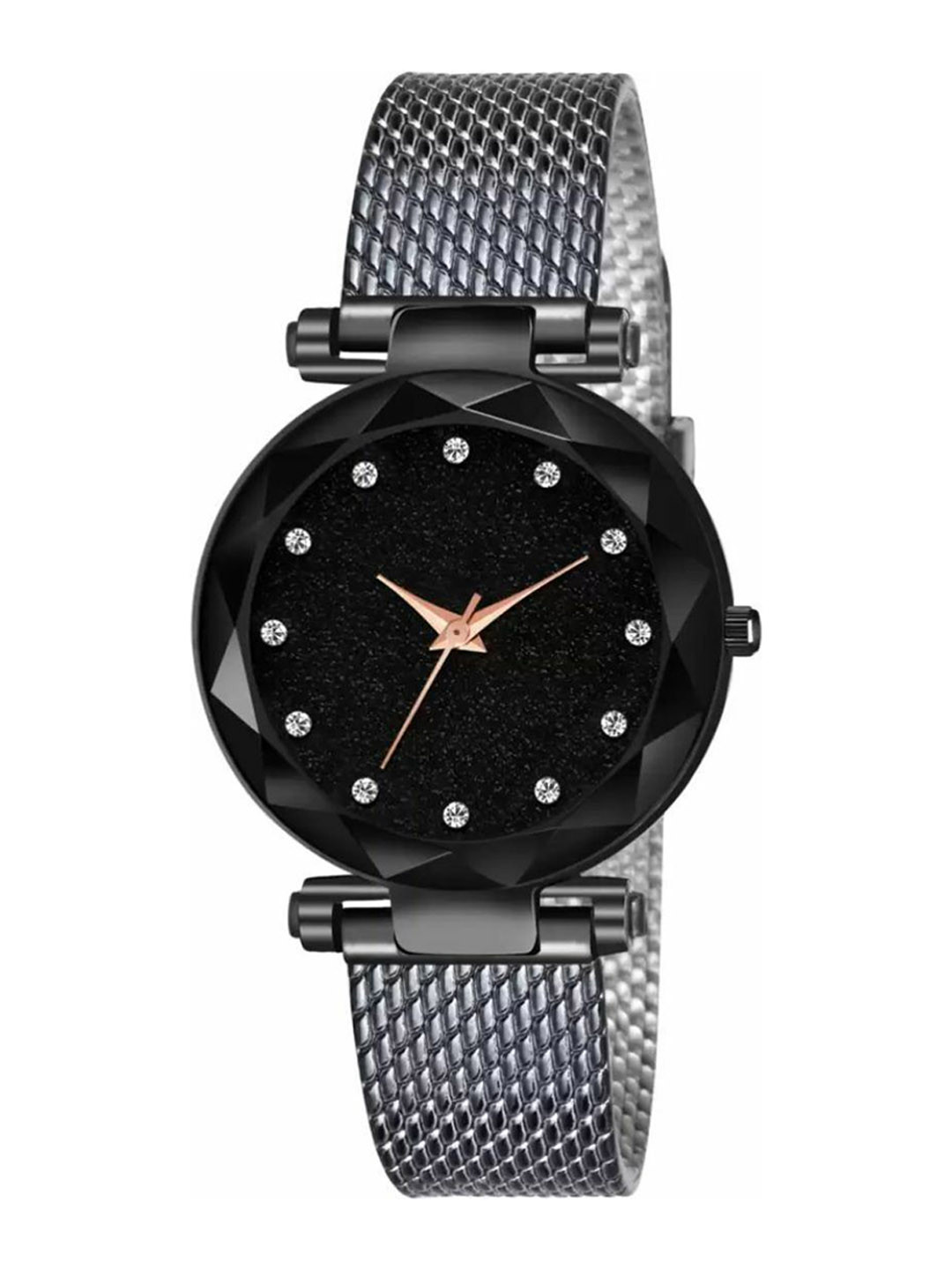 Miss Perfect Women Embellished Dial & Bracelet Style Straps Analogue Watch PU_343