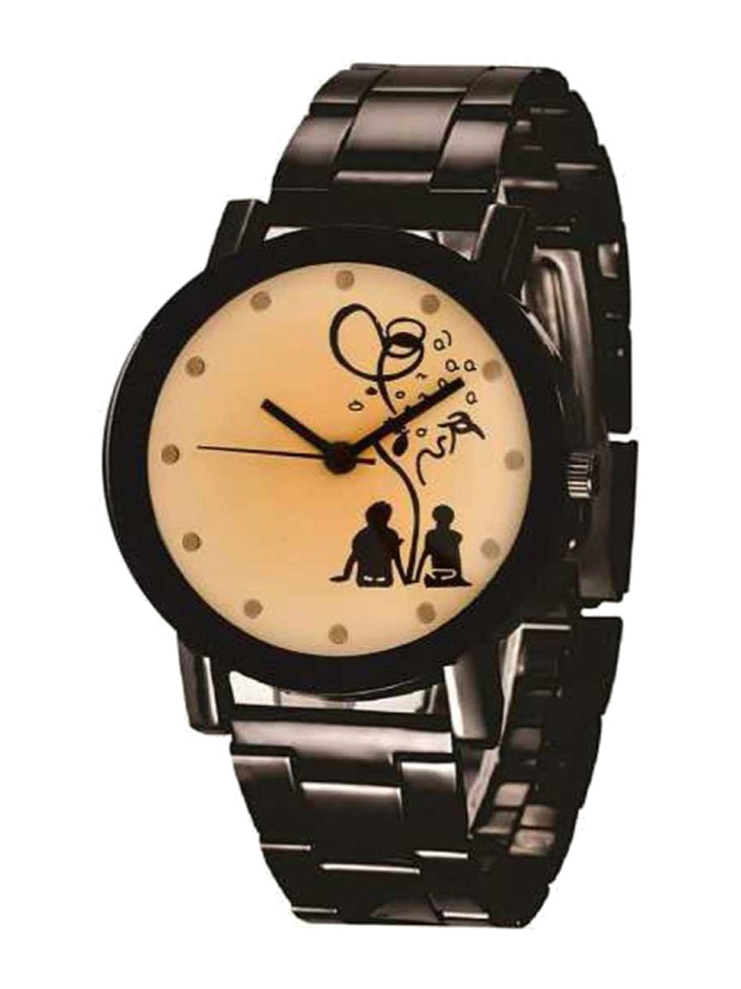 Miss Perfect Men Printed Dial & Bracelet Style Straps Analogue Watch ar1192