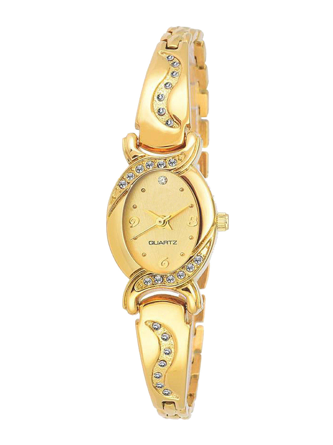 Miss Perfect Women Embellished Dial & Bracelet Style Straps Analogue Watch ni597