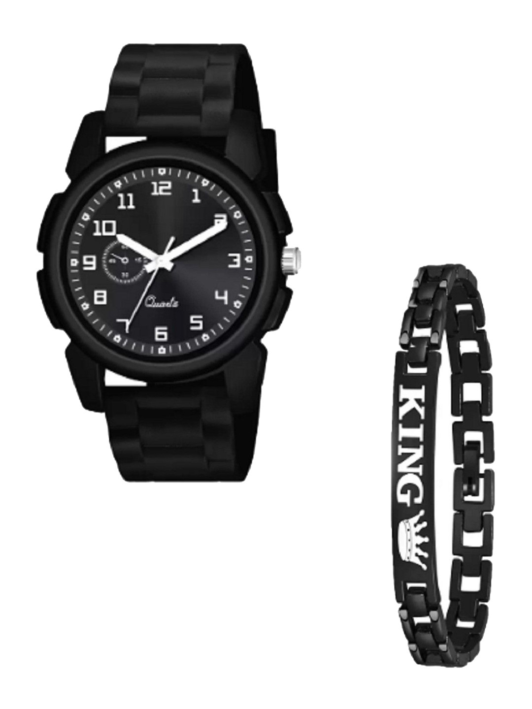 Miss Perfect Men Dial & Bracelet Style Straps Analogue Watch with Bracelet AC110