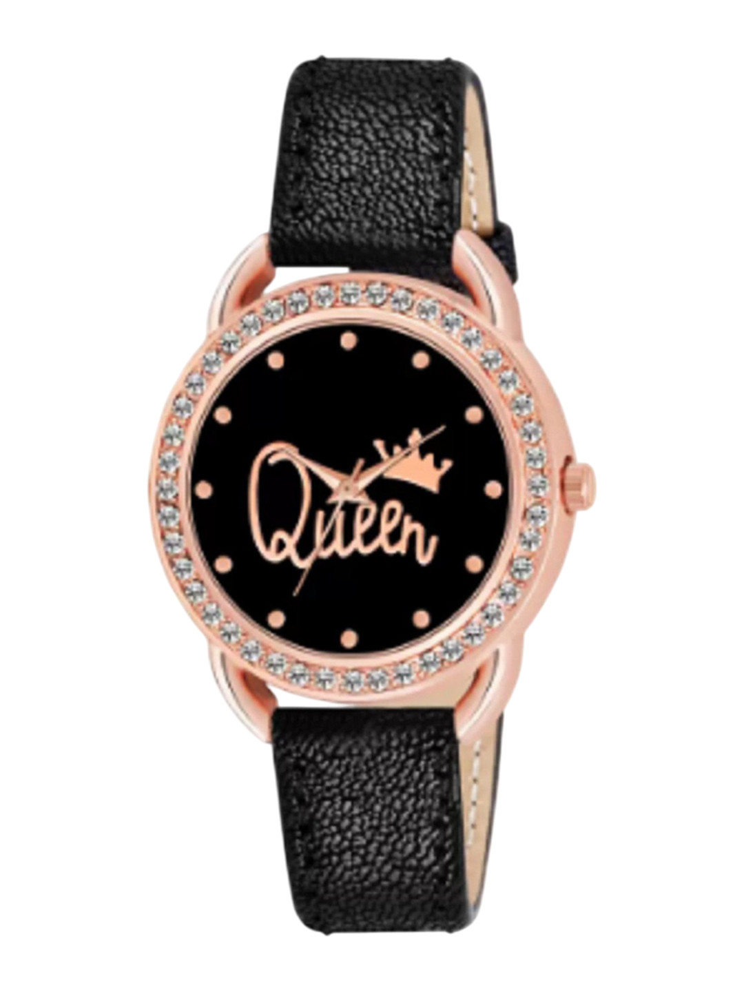 Miss Perfect Women Dial & Leather Textured Straps Analogue Watch DF179