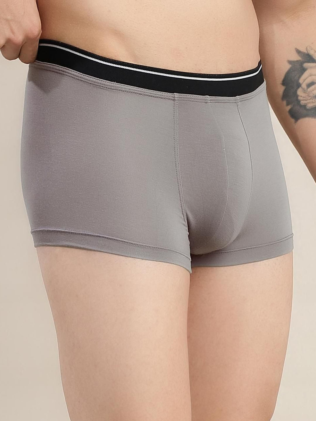 DISPENSER Men Ultra-Soft & Breathable Trunk RE-S1-SILVER-TRUNK-M